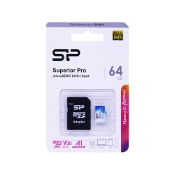 Memory Card Micro SD SP Colorful 64GB SDXC UHS-I U3 V30 A1 Class 10 with Adaptator Memory Card Micro SD SP Colorful 64GB SDXC UHS-I U3 V30 A1 Class 10 with Adaptator